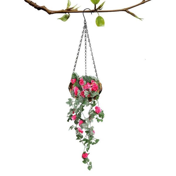 Vasos Rosa Videira Flores Guirlanda De Flores Com Folhas Verdes Vinhas Para Pano De Fundo Cerimônia Recepção De Casamento 230701