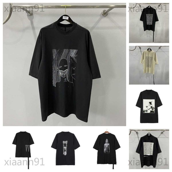 Designer casual originale macella di possesso maglietta classica maglietta oversize maschile da uomo lettera di stampa da donna lettere scuro in stile nero maglietta hiphop abbigliamento streetwear