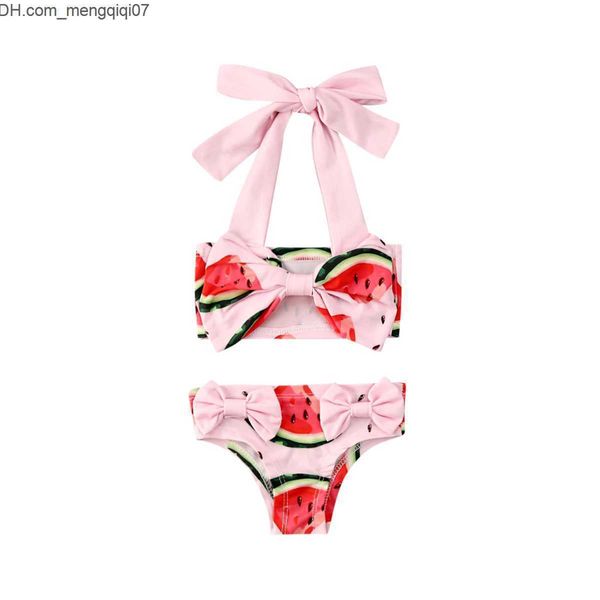 Completi di abbigliamento Completi di abbigliamento Citgeett Summer Kids Girls Watermelon Costumi da bagno Costume da bagno Bikini Costume da bagno Nuoto Costumi da bagno Set carino 230331 Z230701