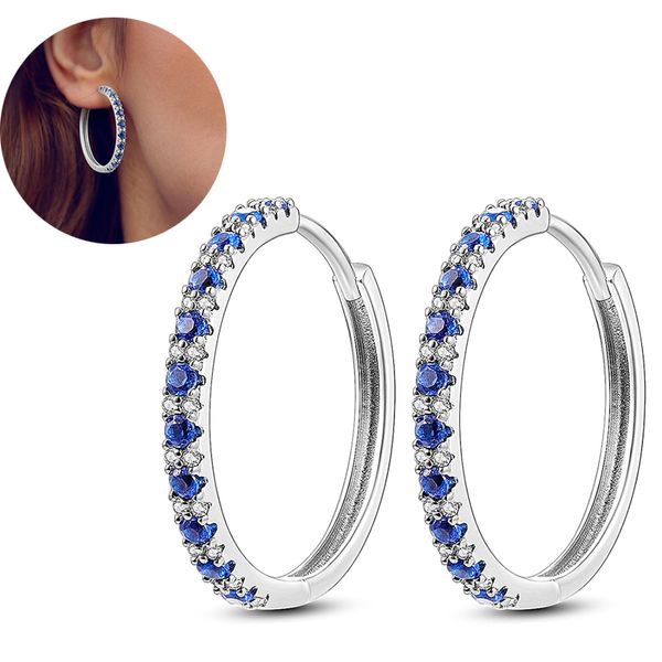 2024 Orecchini in argento sterling 925 con stella luna e ago per le donne Orecchini di fidanzamento di nozze Designer Confezione regalo di gioielli Fai da te adatti Orecchini Pandora Accessori per ragazze di moda