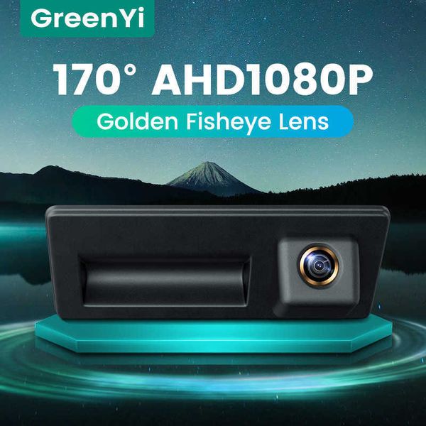 Carro dvr GreenYi 1080P HD 170 ° Câmera de visão traseira para VW Passat Golf Polo B6 B7 Jetta Tiguan Touareg Audi A3 A4 A5 A6 S5HKD230701