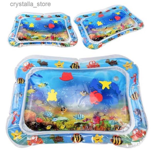 Almofada inflável para bebê de verão tapete de água infantil brinquedo para brincar na água L230518
