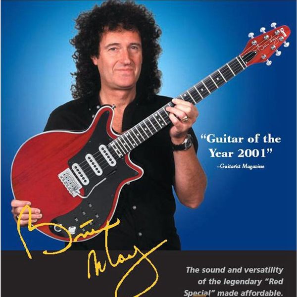 PEGS BM01 Burns Brian May Signature Special Antique Rosso Elettrico RECIPI BURNS COREA