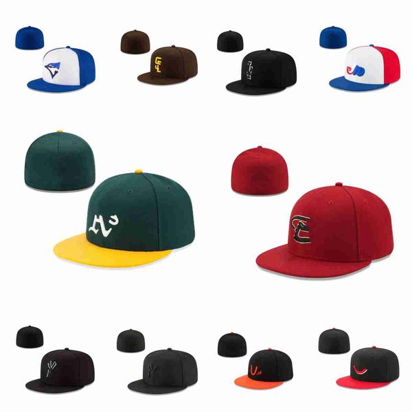 2023 Cappelli aderenti Cappello snapback Cappellini da calcio regolabili Tutte le squadre per bambini Sport all'aria aperta Ricamo Cotone Chiuso Berretti da pescatore Cappellino flessibile firmato all'ingrosso