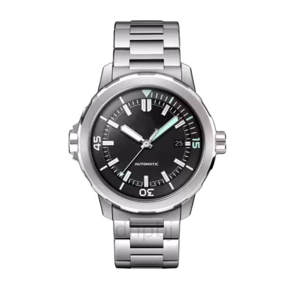 Relógio masculino de negócios, movimento mecânico automático, relógio de designer, 44 mm, 316, mostrador de aço inoxidável, cinto, 4813, relógio boutique, moda clássica, choque, gelo.