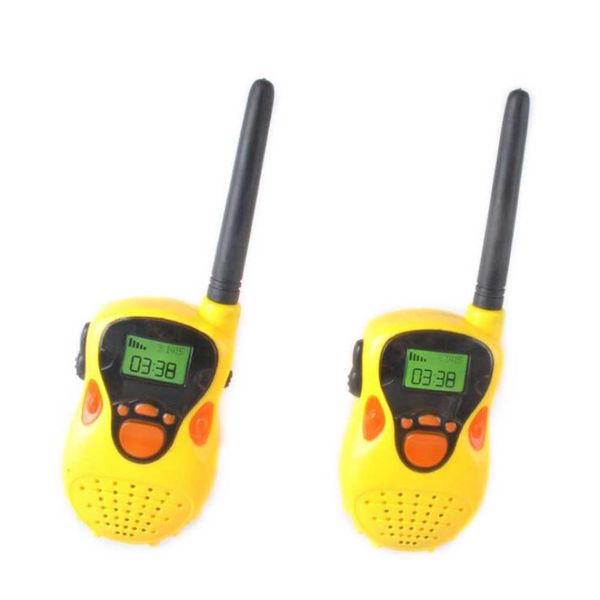 2 PcsSet Brinquedos 22 Walkie Talkies Brinquedo Rádio em dois sentidos UHF Transceptor portátil de longo alcance Presente para crianças 7587193