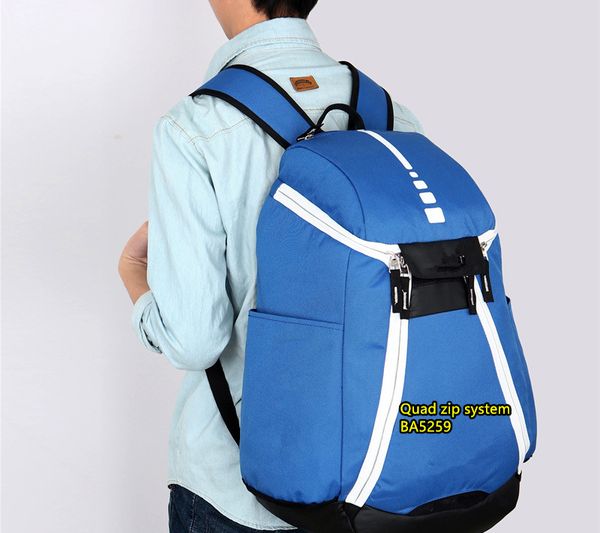 Bolsa masculina Mochila com almofada de ar Mochila para meninos e meninas Mochila escolar para basquete Mochila esportiva