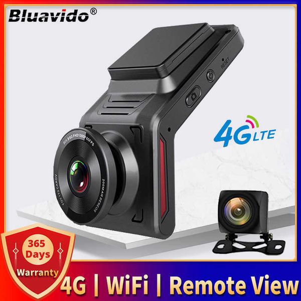 Auto-DVR Bluavido 4G versteckte Dashcam GPS-Tracking-Unterstützung Live-Fernüberwachung mit Videoaufzeichnung mit zwei Kameras FHD 1080P WiFi-HotspotHKD230701