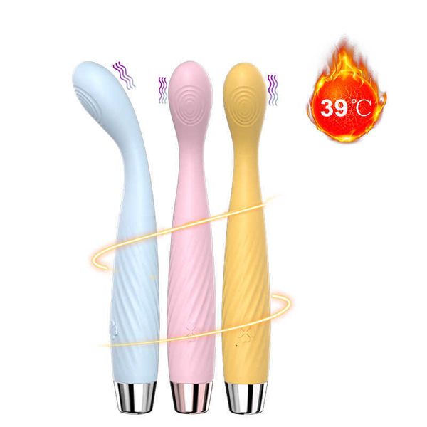 Brinquedo sexual massageador novo ponto de maré stylus aquecimento alto ponto g estimulador haste vibratória masturbação feminina produtos de sexualidade