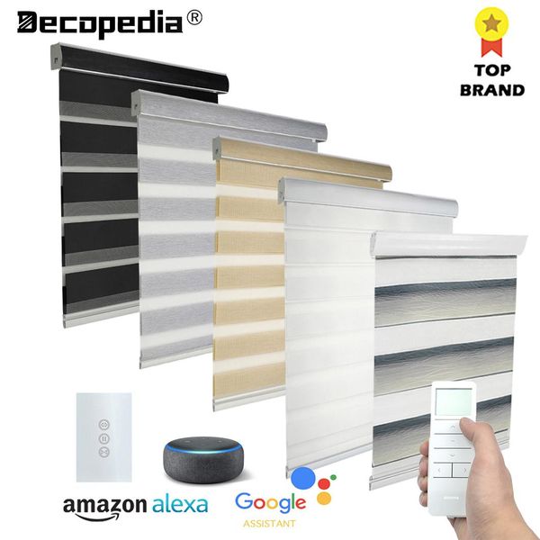 Shutters decopedia personalizza zebra tende quadrate di mantovana blinds giorno e tonalità rulli notturne blackout per finestre domestiche porta scorrevole