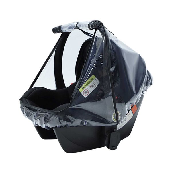 Seggiolino auto per bambini Parapioggia Food Grade EVA Passeggino Protezione antivento Impermeabile Antivento Traspirante Trasparente Parabrezza antipioggia L230625