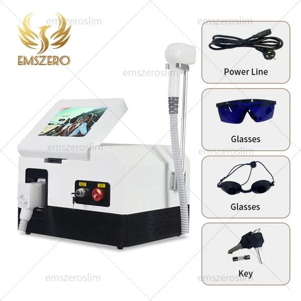 NUOVO 755/1064 / 808nm Macchina laser a diodi 3 lunghezze d'onda Cura del corpo Rimozione professionale dei capelli Strumento di ringiovanimento della pelle femminile