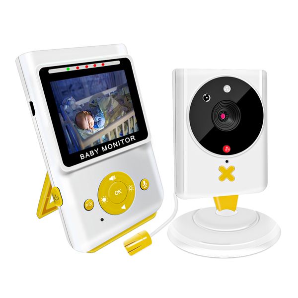 Babyphone-Kamera, kabelloses digitales Video, 24-Zoll-TFT-Bildschirm, Zwei-Wege-Talk, IR-Nachtsicht-Wecker 230701