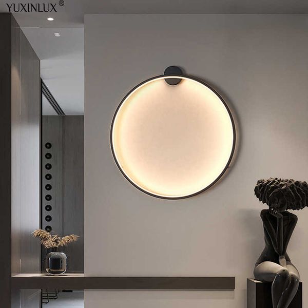 Novas lâmpadas de parede led minimalistas para quarto, sofá de cabeceira, luz de fundo, escada, corredor, loft, iluminação interna, decoraçãoHKD230701