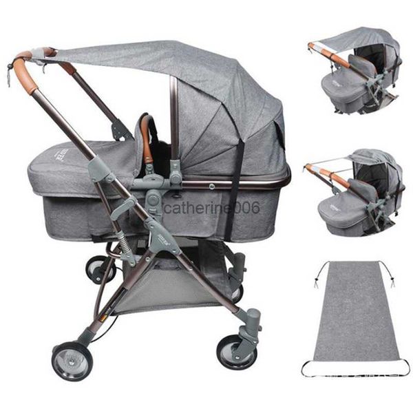 Kinderwagen Sonnenschutz Sonnenblende Wagen Baldachin Abdeckung für Kinderwagen Kinderwagen Zubehör Autositz Buggy Kinderwagen Kappe Warenkorb Markisen L230625