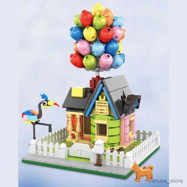 Blocos City Expert Flying Balloon Up Casa Tensegridade Building Blocks Friends Brinquedo Compatível Para Crianças R230701