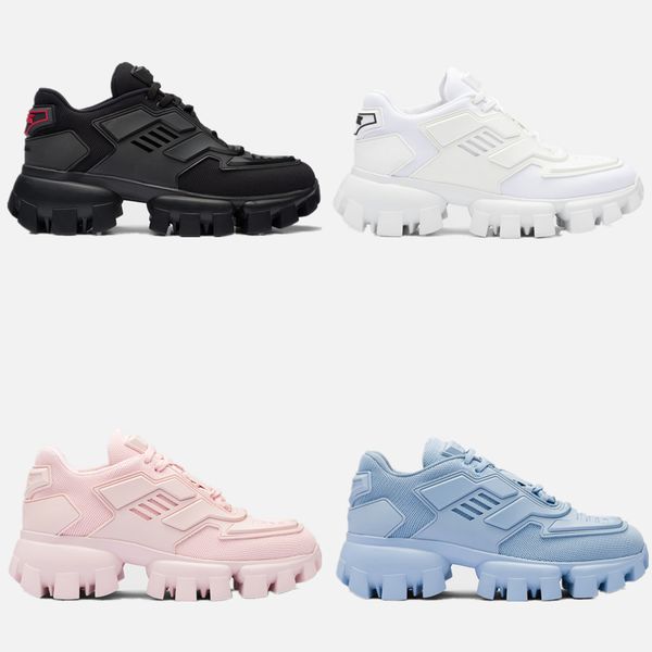 Casual Schoenen Cloudburst Thunder Heren Dames Sneakers Trainer Baby blauw Zwart Wit Roze Stof Rubber Zaagtand Running Sneakers Sneakers 38-45