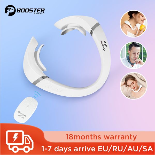 Другие предметы для массажа Booster Neck Massager Электрический массажер для релаксации шеи Прямоугольная форма плеча Портативная нагревательная машина для здравоохранения 230630