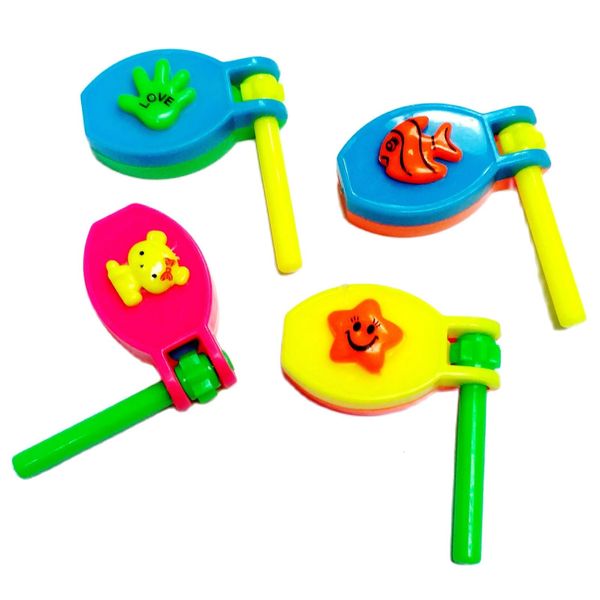 Altri articoli per feste per eventi 12 pezzi Mini Clacker Clicker Bomboniere per feste di compleanno Giocattoli Pinata Bag Filler Loot Gag Prize Gift Noise Makers Clapper Clipper 230630