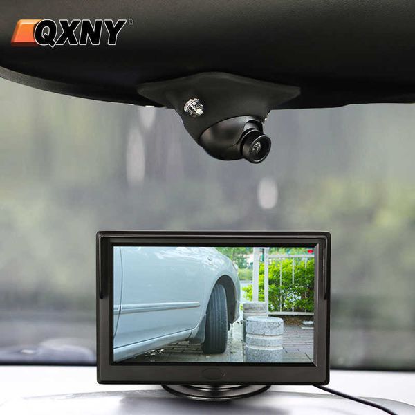 Carro dvr frente, visão traseira, câmera de segurança, visão noturna, monitor de 435 polegadas, para veículo, lado esquerdo, lado direito, imagem reversaHKD230701