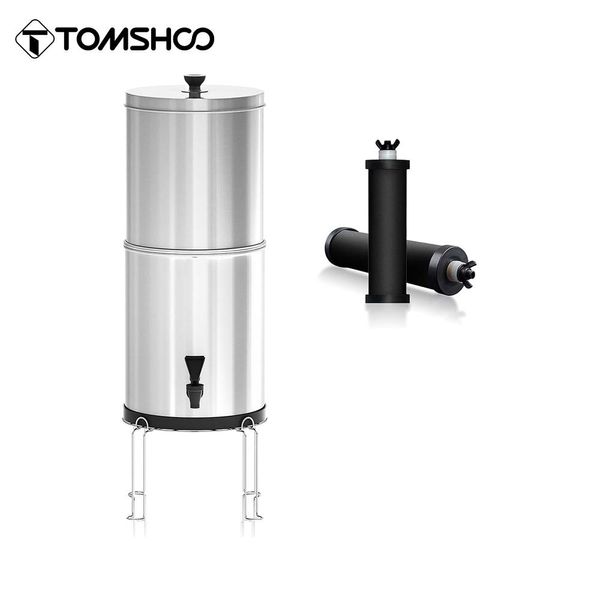 Purificatori Tomshoo 9L / 11L Sistema di filtri per acqua di filtrazione per filtri per acqua per acqua gravità per esterni per escursioni in campeggio