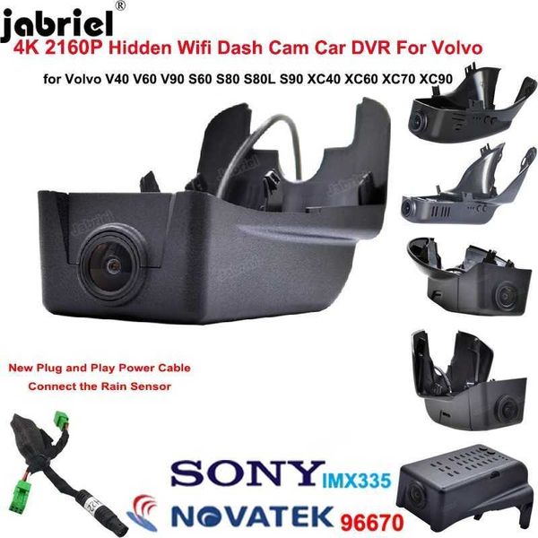 DVRs 4K Dash Cam Kamera 2K Wifi Auto DVR Video Recorder Für VOLVO XC40 XC60 XC70 XC90 V40 v60 V90 S60 S90 S80 S80L C40 für Polestar 2HKD230701