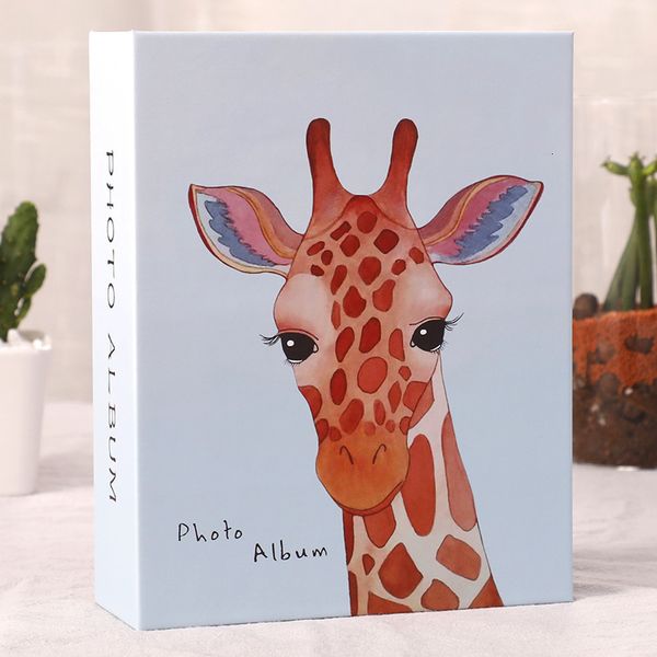 Plüsch Wand Stuff 6 Zoll Po Album 100 Taschen Bild Kinder Pographie Lagerung Scrapbooking Aufkleber Fall Cartoon Für Baby 230701