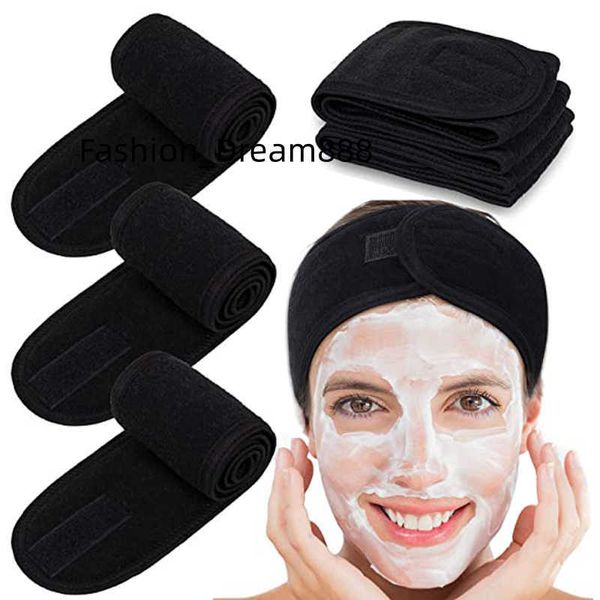 Venda imperdível Tiaras de microfibra femininas adequadas para rosto, maquiagem facial, spa, ioga, cabelo, fita mágica personalizada