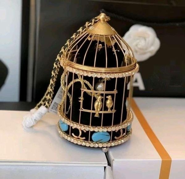 LUXURY designer coco Borsa Minaudiere Include Slot Mahine Racking Borsa per casco Bauble birdcage borse moda crossbody mini portamonete borsa CC borse a catena borsa da sera