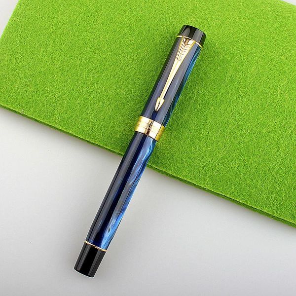 Ручки Jinhao 100a смола фонтан -ручка стрелка Arrow Clip Iridium ef/f/m/bent nib с конвертером многоцветной чернильной ручки для бизнес -офисной школы