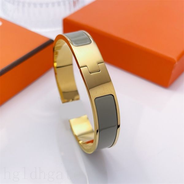 Braccialetto d'amore multicolor con apertura del polsino desinger bangle stile moderno con decoro in smalto classico iconico popolare bracciali da donna attraenti dall'aspetto piacevole ZB003 E23