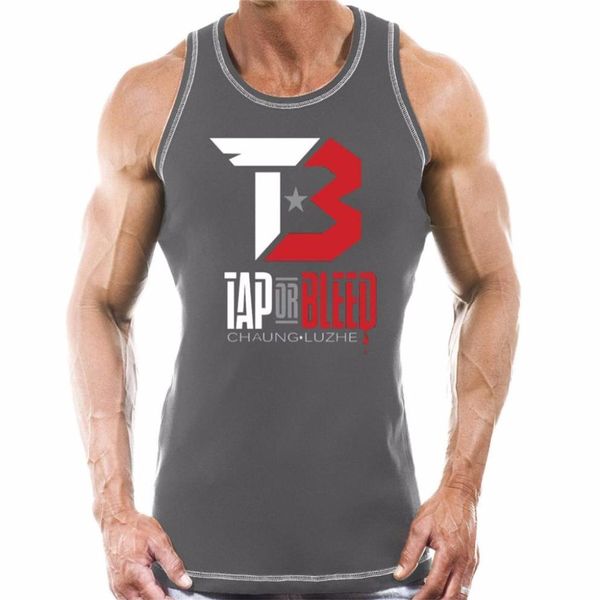 Abbigliamento da uomo Canotta Fitness Maschile Estate Stringer Muscolo Sexy Bodybuilding Sollevamento Canotta Cotton273l