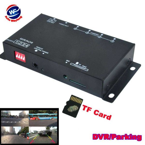 DVR Registratore DVR per auto 936V Assistenza al parcheggio Video Switch Combiner Box 360 gradi Sinistra Destra Anteriore Telecamera posterioreHKD230701