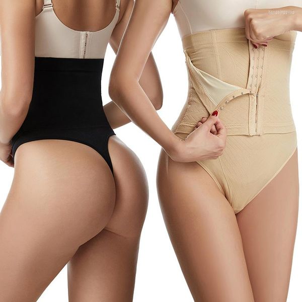 Kadın Şekillendirme Zayıflama Bel Eğitmen Kadın Vücut Şekillendirici Thongs Nefes Kuşak Karın Kontrol Shapewear Külot Yüksek