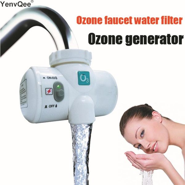 Reinigungsmittel Selbst Lauch -Leitungswasser -Ozonator für Wasser Zuverting Wasserreinigung Filter Ozon Wasserhahn Wasserhahn Ozonreiniger Generator