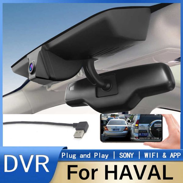 DVRs Plug and Play Dash Cam Auto DVR WIFI Video Recorder Kamera für HAVAL H6 F7 F7x H9 DARGO Jolion GWM POER HD 1080P Dashcam USB PortHKD230701