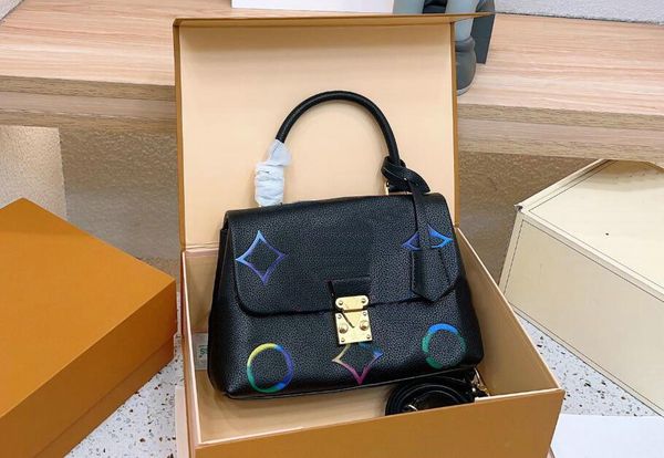 Tasarımcı Çanta Madeleine BB Kadın Omuz Crossbody Çanta Dönüş Deri Çanta Palais Bayan Tote Çantalar Lüks postacı çantası