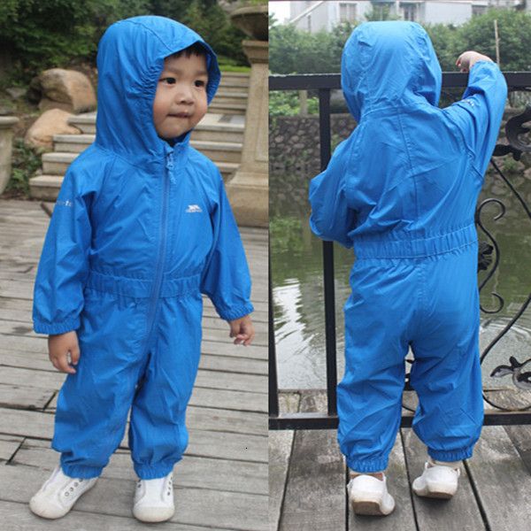 Bekleidungssets REGENANZÜGE FÜR KINDER PUDDLE Einteiliger Baby-Regenmantel für Kinder, wasserdichter, atmungsaktiver Jungen-Regenanzug mit Kapuze, Mädchen-Overall 230630