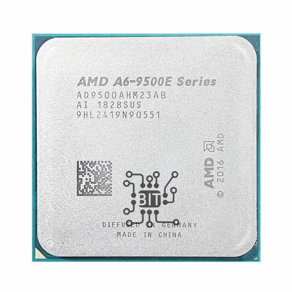 Teile AMD A6Series A69500E A6 9500E 3.0GHz 28 Nm Dualcore CPU 35W -Prozessor AD9500AHM23AB SOCKET AM4 Assoziiert A6 9500