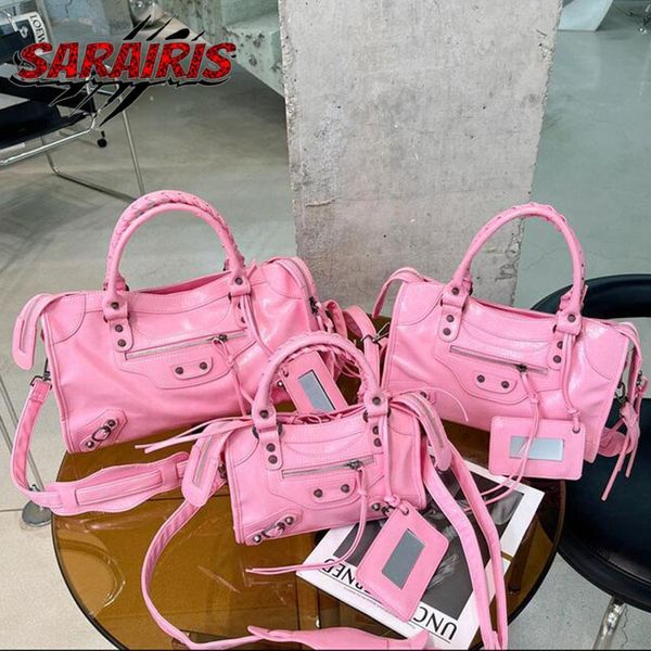 Akşam Çantaları Kadın y2k Pembe Siyah Mor Crossbody Vintage Omuz Çantaları Çanta Motosikletler Unisex Biker Çanta Gotik Cadılar Bayramı Çanta 230630