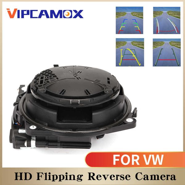 Auto dvr CVBS Rearview Night Vision Parking Assistant Telecamera retromarcia con traiettoria per VW Passat B5 B6 B7 Golf 5 6 7 Jetta POLOHKD230701