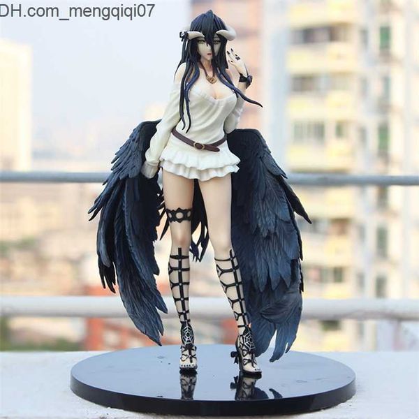 Action Toy Figures 21cm Action Figures Albedo Protector Anime Sexy Girls Pvc Collectile Desktop Decoration Model Toys For Children Birthday Gifts 220115 Z230701