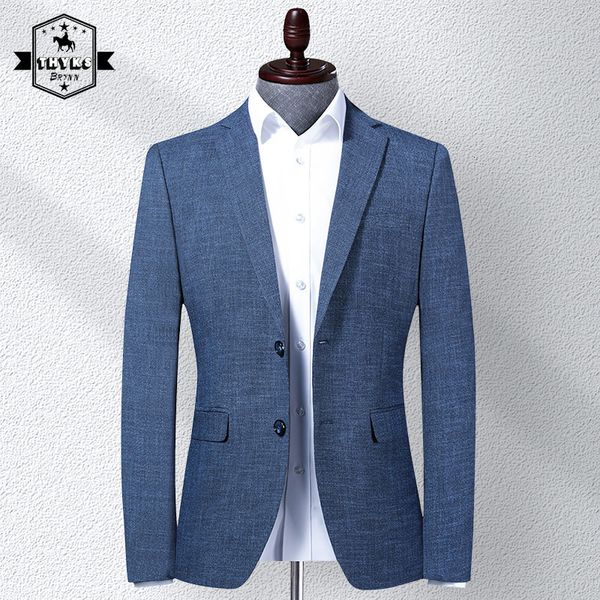 Abiti da uomo Blazer Giacche da abito casual Blazer da uomo Matrimonio Blu Slim Fit Outwear Oversize Monopetto Elegante Cappotti di lusso Coreano 230630