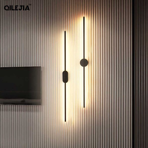 Lampade da parete moderne e minimaliste a LED Applique a bastone lungo per sala studio Comodino Bagno Corridoio Sala Cucina Illuminazione internaHKD230701