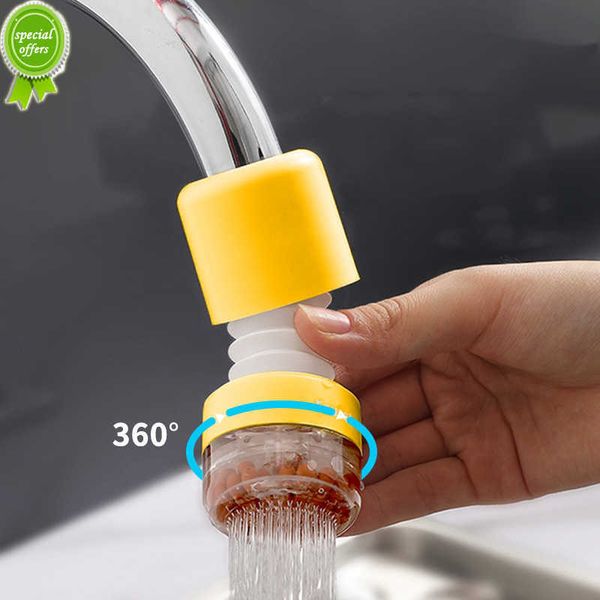 Nuova estensione universale del rubinetto Regolazione a 360 gradi Risparmio idrico Gorgogliatore Splash Head Filtro per l'acqua del rubinetto Accessori per rubinetti da cucina