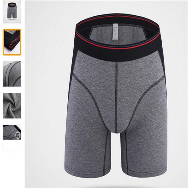 NEUE Männer Unterwäsche Boxer Marke s Unterhosen s Boxer männliche Baumwolle lange Bein Shapewear für Männer285o