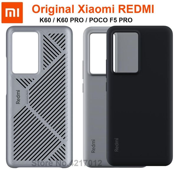 Parti originale Xiaomi Redmi K60 / K60 Pro / Poco F5 Pro Case Shock Affrotta di shock Silicone / Ice Cover di protezione del raffreddamento per Redmi K60 Pro per Redmi K60 Pro