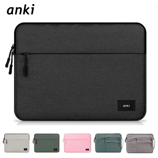 Laptop-Taschen Marke Anki Bag 11 12 13 14 15 156 Zoll wasserdichte Hülle für Air Pro M1 Computer Notebook Handtasche DropShip 230701