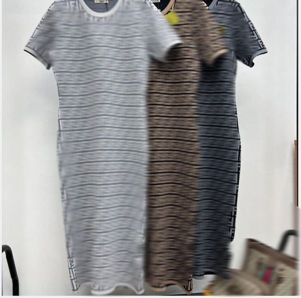 Abito lungo lavorato a maglia Abito da donna Designer Brand Elastico Abito da donna di lusso di alta qualità Gonna attillata sexy con anca avvolta