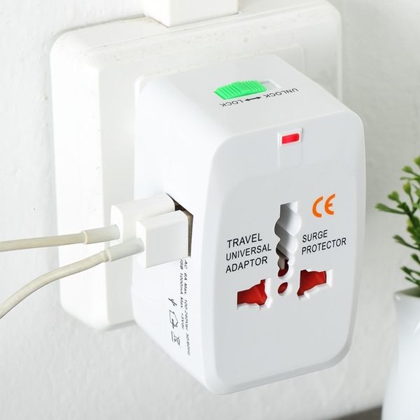 Netzkabel-Stecker, Multifunktions-Reisestecker-Adapter, All-in-One-Konverter, Ladegerät, weltweit, universell, US UK AU EU, elektrischer USB-Netzstecker-Adapter 230701